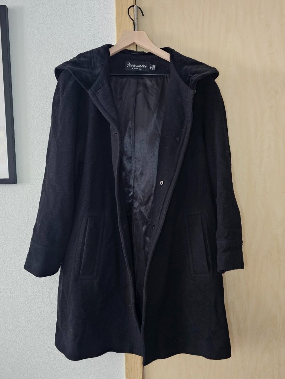 Black trench coat